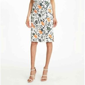 Floral Pencil Skirt Club Monaco